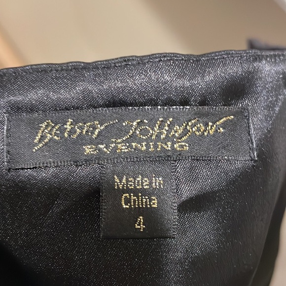 Betsey Johnson Evening Black Cocktail Dress - Picture 9 of 11